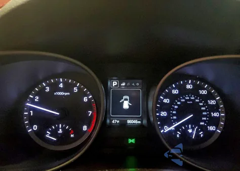 2018 Hyundai Santa Fe Sport from USA, damaged, VIN 5XYZTDLB2JG547785